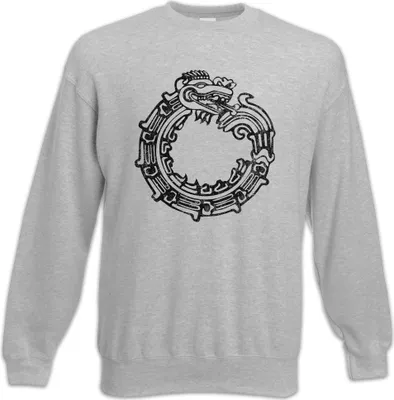 Produktbild von Urban Backwoods Aztec Ouroboros, Sweatshirt, Farbe: Hellgrau, Größe: L
