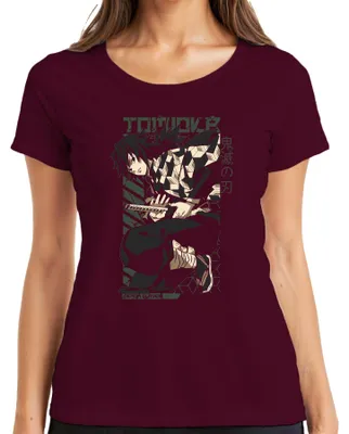 Produktbild von Giyu Tomioka Kimetsu no Yaiba Demon Slayer Anime Geschenk Damen T-Shirt, Burgundy, S