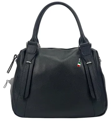 Produktbild von Florence Damen Umhängetasche Tasche schwarz Leder Größe 35x12x27 D2OTF855S1