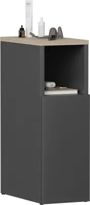 Obrázek produktu pro Noční stolek Vicco Enton Anthracite/Sonoma 20 x 59.5 cm s 1 dveřmi, Model 57307