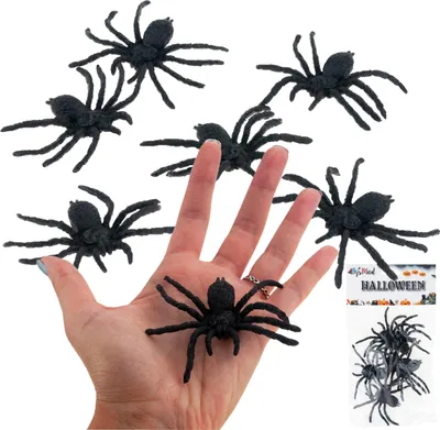 Produktbild von Halloween Spinnen 4Pcs Dekoration Gross Gruselig