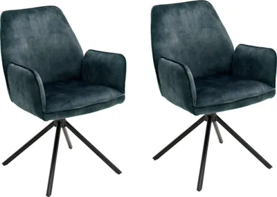 Two identical chairs are shown against a white background.