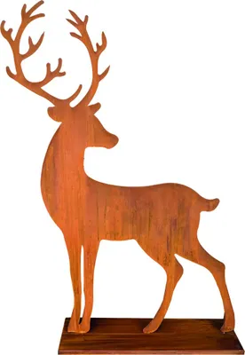 Produktbild von Badeko Hirsch 120 x 90 cm rostbraun