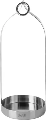 Produktbild von FINK Windlicht LONIDA - silberfarben - Edelstahl - H.36cm x B.15cm