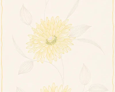 Produktbild von A.S. Création Vliestapete Viora, beige, gelb, weiss, 10,05 m x 0,53 m, 133816, 1338-16