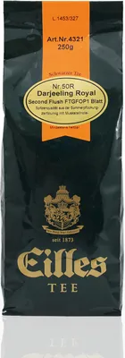 Produktbild von EILLES Tee Darjeeling 2nd Flush Blatt Nr. 50R, 250g loser Tee