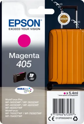 Immagine prodotto di Epson 405 - 5.4 ml - Magenta - original - Blister mit RF- / akustischem Alarmsignal