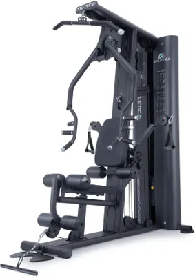 Produktbild von ATLETICA X-Tron | Multigym in  | 90 kg Steckgewicht | Kompakt, funktional und stabil | Ganzkörpertraining auf nur 1,6 m² | 268 kg