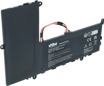 Produktbild von vhbw Akku kompatibel mit Asus EeeBook F205TA-FD019BS, X205T, F205TA-FD018BS, X205TA, F205TA-FD0066TS, X205 Notebook (4800 mAh, 7,6 V, Li-Polymer)
