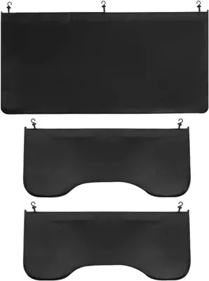 Image de Protection de passage de roue magnétique - Lot de 3 - Antidérapant - Cuir synthétique souple - Pour pare-chocs/protection - Installation facile - Housse de protection pour voiture