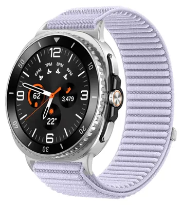 Image de Bracelet en nylon pour montre Samsung Galaxy Watch 9 / 8 / 8 Classic, avec fermeture velcro