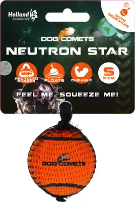 Produktbild von Dog Comets Hundespielzeug Neutron Star orange, Größe: S