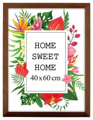 Produktbild von Postergalleria Holz Bilderrahmen 40x60 cm Braun