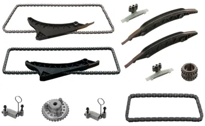 Image de Kit de chaîne de distribution pour pompe à huile avec pignon de vilebrequin PARTSTEC pour BMW série 5, entre autres