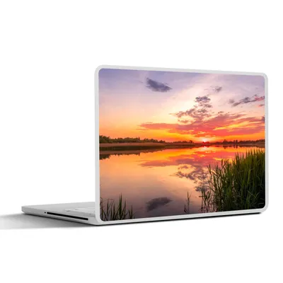 Produktbild von MuchoWow® Laptop Aufkleber Sticker Cover Wasser - Luft - Natur 31x22.5 cm - Laptop-Deko
