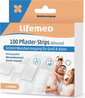 Image de Lifemed Pflaster-Strips "Allround" halbtransparent 100er