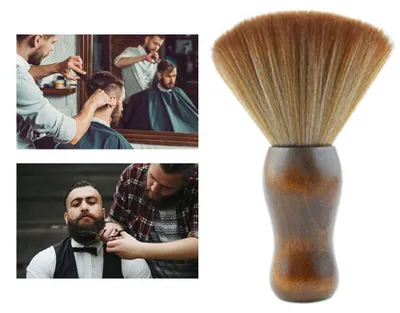 Produktbild von Professionelle Nackenbürste für Friseursalons, Haarschneidesets, Haarentfernungsbürste für abgebrochene Haare, Spezialreinigungsbürste für Haarschnitte