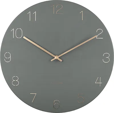 Immagine prodotto di Karlsson - Orologio da parete Charm - Verde giungla - Ø40cm