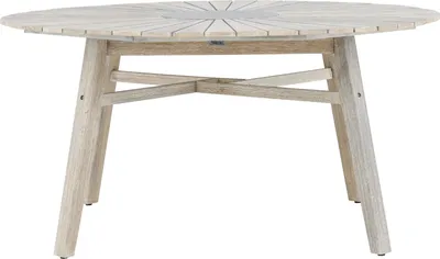 Zdjęcie produktu dla Rives stół ogrodowy Ø150cm whitewash.