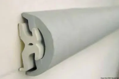 Produktbild von Graues PVC Fenderprofil 65 mm - Osculati 44.065.03