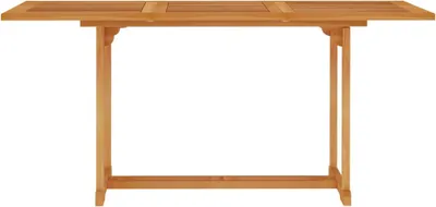 Obrázok produktu pre vidaXL Záhradný stôl 150x90x75 cm Teakové masívne drevo