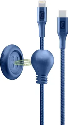 Obrázek produktu pro Cellularline 8018080372285, 1,5 m, Lightning, USB C, Modrá, 1 g, 25 mm