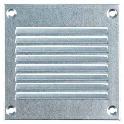 Obrázek produktu pro Ventilační mřížka s moskytiérou, pozinkovaná ocel, 100 x 10 cm
