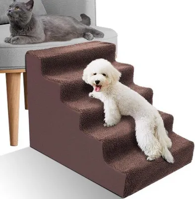Produktbild von Famanu Hundetreppe - Bequemer Zugang für Hunde und Katzen