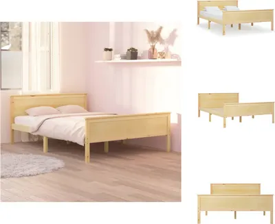 Obrázek produktu pro vidaXL Postel z masivu borovice 120x200 cm - Postele a rámy postelí