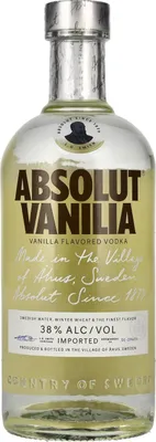 Image de Absolut VANILIA Flavored Vodka 38% Vol. 0,7l