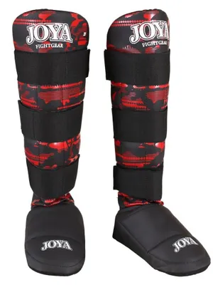 Produktbild von Joya Camo V2 Schienbeinschützer - Schwarz/Rot - S