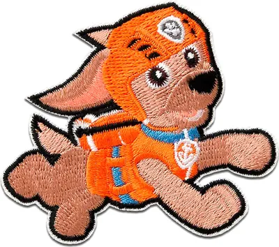 Produktbild von Paw Patrol © Zuma - Aufnäher, Bügelbild, Aufbügler, Applikationen, Patches, Flicken, Zum Aufbügeln, Größe: 5,8 x 6,6 cm