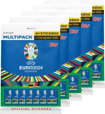 Produktbild von UEFA EURO 2024 Germany - Sammelsticker - 5 Multipacks