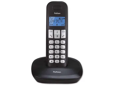 Produktbild von PROFOON PDX-1100 - DECT-Telefon mit 1 Mobilteil, schwarz