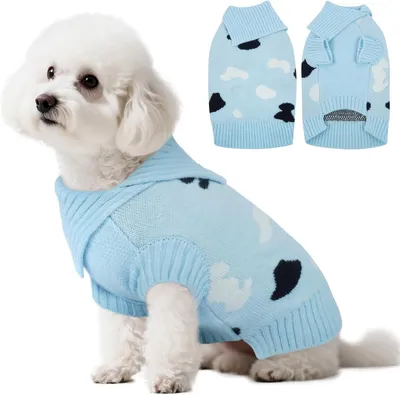 Produktbild von Pullover-Overall für Hunde, warm, elastisch, Winter, blau, Gr. M