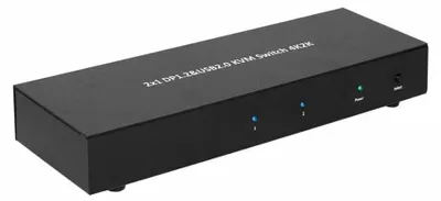Produktbild von MicroConnect 2x1 DP&USB KVM Switch - KVM-/Audio-/USB-Switch