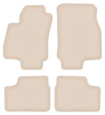 Produktbild von DURBAN Beige Velours-Fußmatten-Set für Opel Astra G Limousine, Kombi, Schrägheck (1998-2009)
