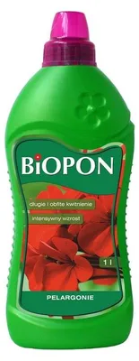 Immagine prodotto di Il fertilizzante liquido Biopon per gerani aumenta la fioritura 1L