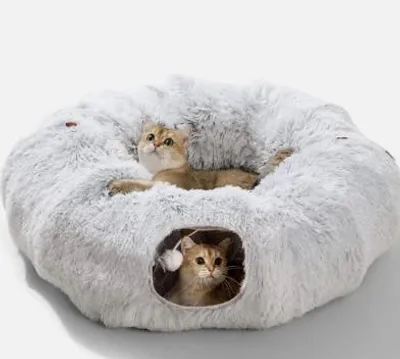 Produktbild von Katzentunnel Spieltunnel Katzenbett Katzenspielzeug mit extra Tunnel/Spielzeug