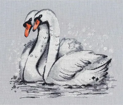 Zdjęcie produktu dla Zestaw do haftu krzyżykowego "Treue", wzór liczony, 26x23cm