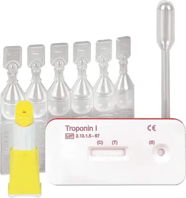 Obrázek produktu pro TROPONIN I test plná krev CLEARTEST, 5 ks TES