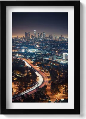 Produktbild von Gerahmtes Kunstwerk– Wandbild mit Rahmen – Gerahmtes Bild  – Wanddekoration – 20x30 cm – Schwarz