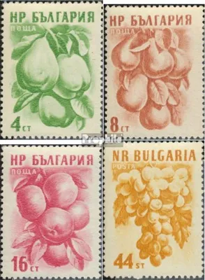 Produktbild von Briefmarken Bulgarien 1957 Mi 1022-1025 (kompl.Ausg.) postfrisch Früchte