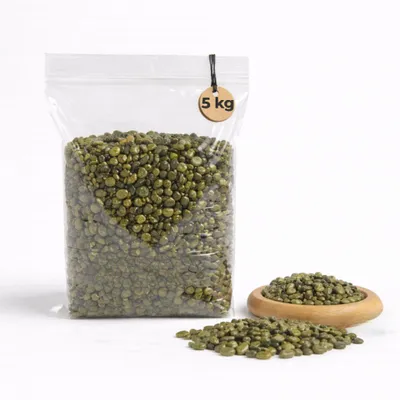 Produktbild von Bunte Deko-Steine 5 KG Glas-Vasen Streudeko Ø 5-8 mm moosgrün