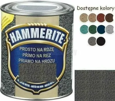 Produktbild von Hammerite Hammerschlag Metall-Schutzlack Rostschutz Grau 0,25L