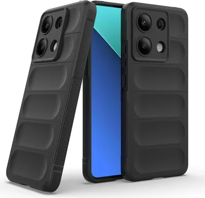 Produktbild von Handy Hülle für Xiaomi Redmi Note 13 Grip Case Cover Schutzhülle Softgrip Farbe: Schwarz