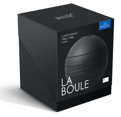 Zdjęcie produktu dla Villeroy&Boch - Zestaw talerzy La Boule Iconic czarny