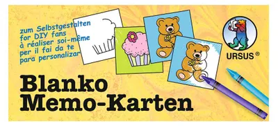 Produktbild von URSUS Blanko Memo, 60x60mm, 60Stk.