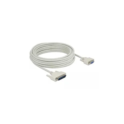 Produktbild von DeLOCK Serielles Kabel D-Sub 25 Stecker zu D-Sub 9 Buchse 10 m, Beige, 10 m, D-Sub 25 Pin, D-Sub 9 Pin, Männlich, Weiblich
