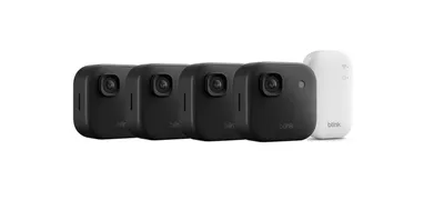 Produktbild von Blink Outdoor 4 2K+ 4er-Set WLAN Überwachungskamera außen, kabellos, schwarz